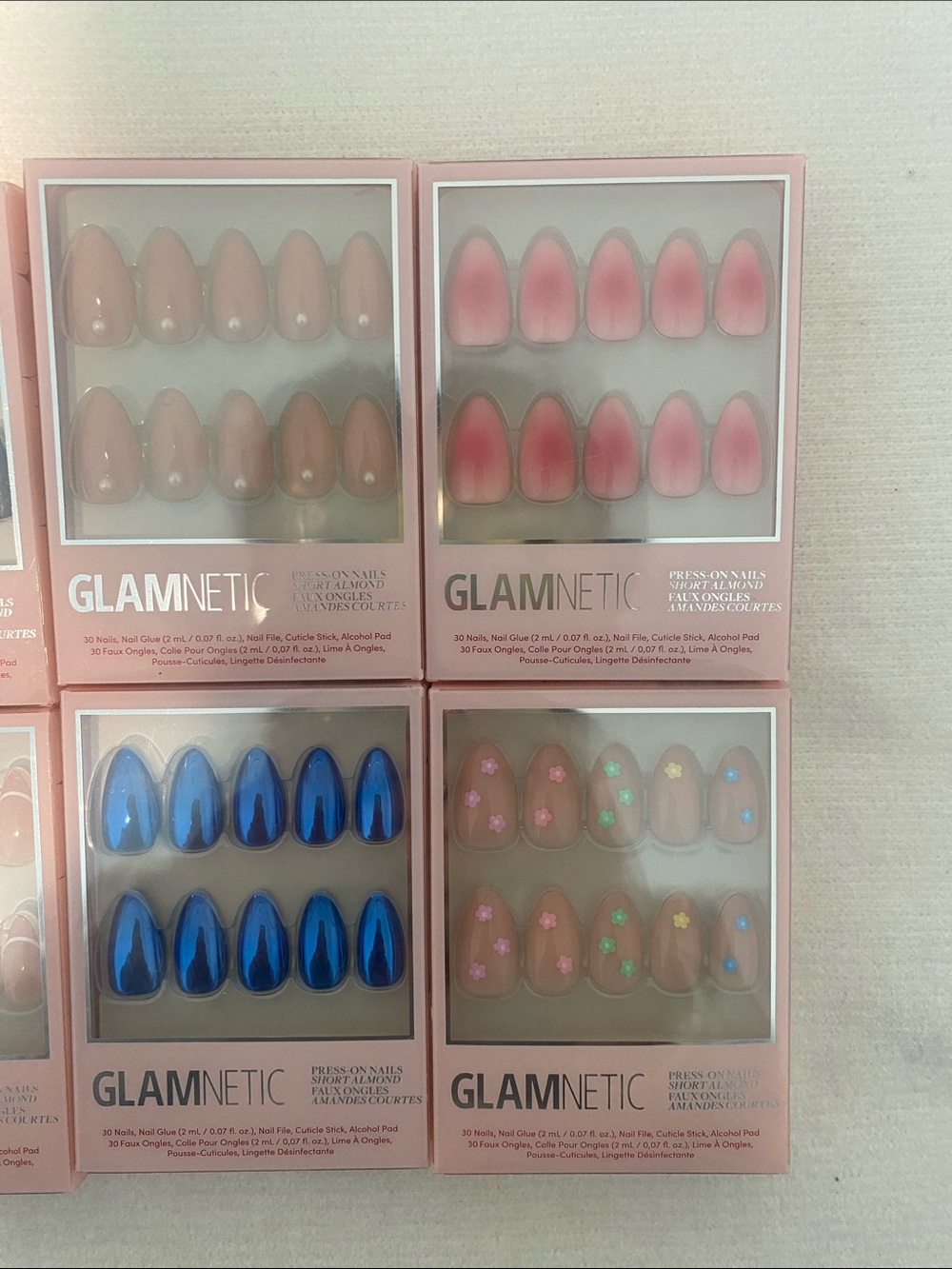 10 brand new sets of glamnetic press on nails- Assorted Colors - Picture 3 of 6